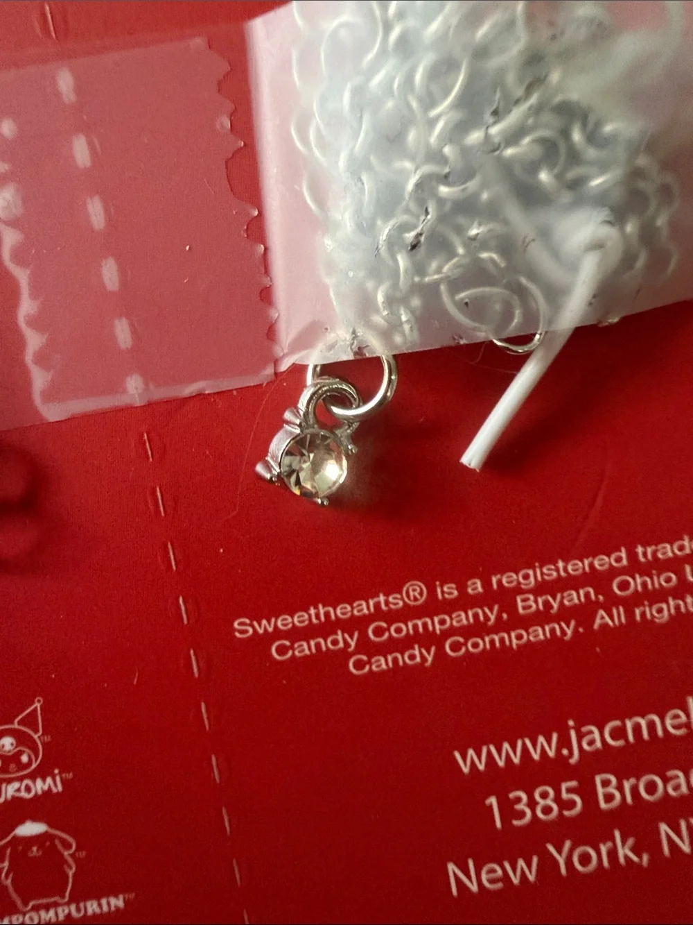Hello Kitty Sweethearts Pink and Red BFF Sharing Necklace Set